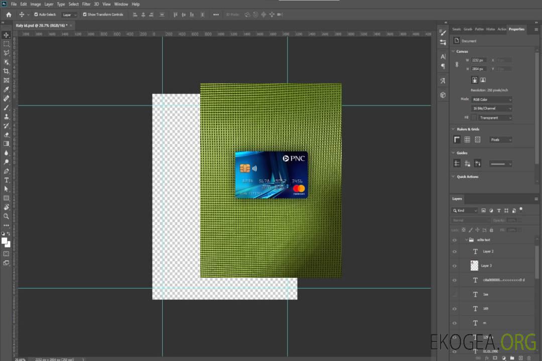 USA PNC bank mastercard photolook bleu recto template USA PNC bank mastercard photolook bleu recto template